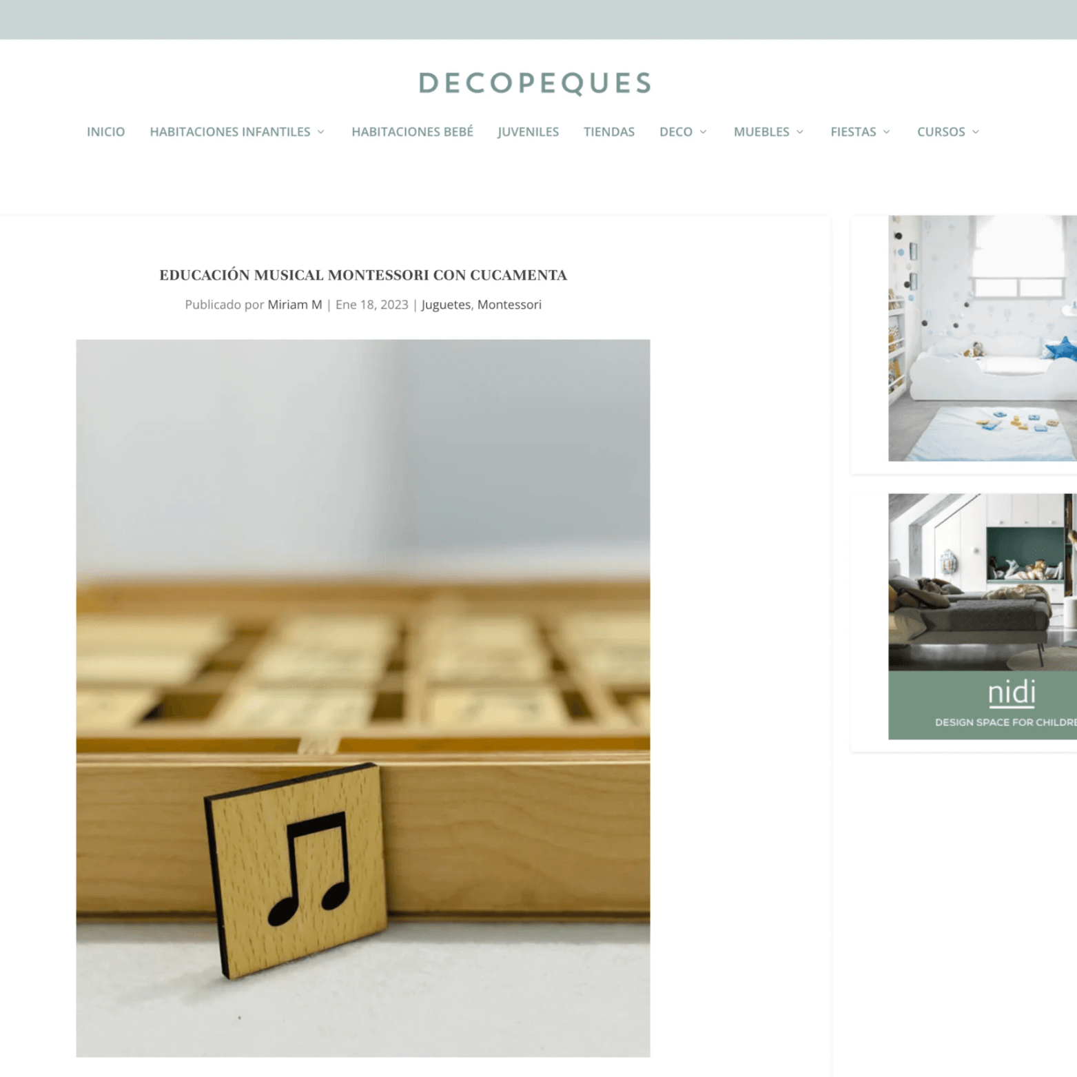 Cucamenta en Decopeques