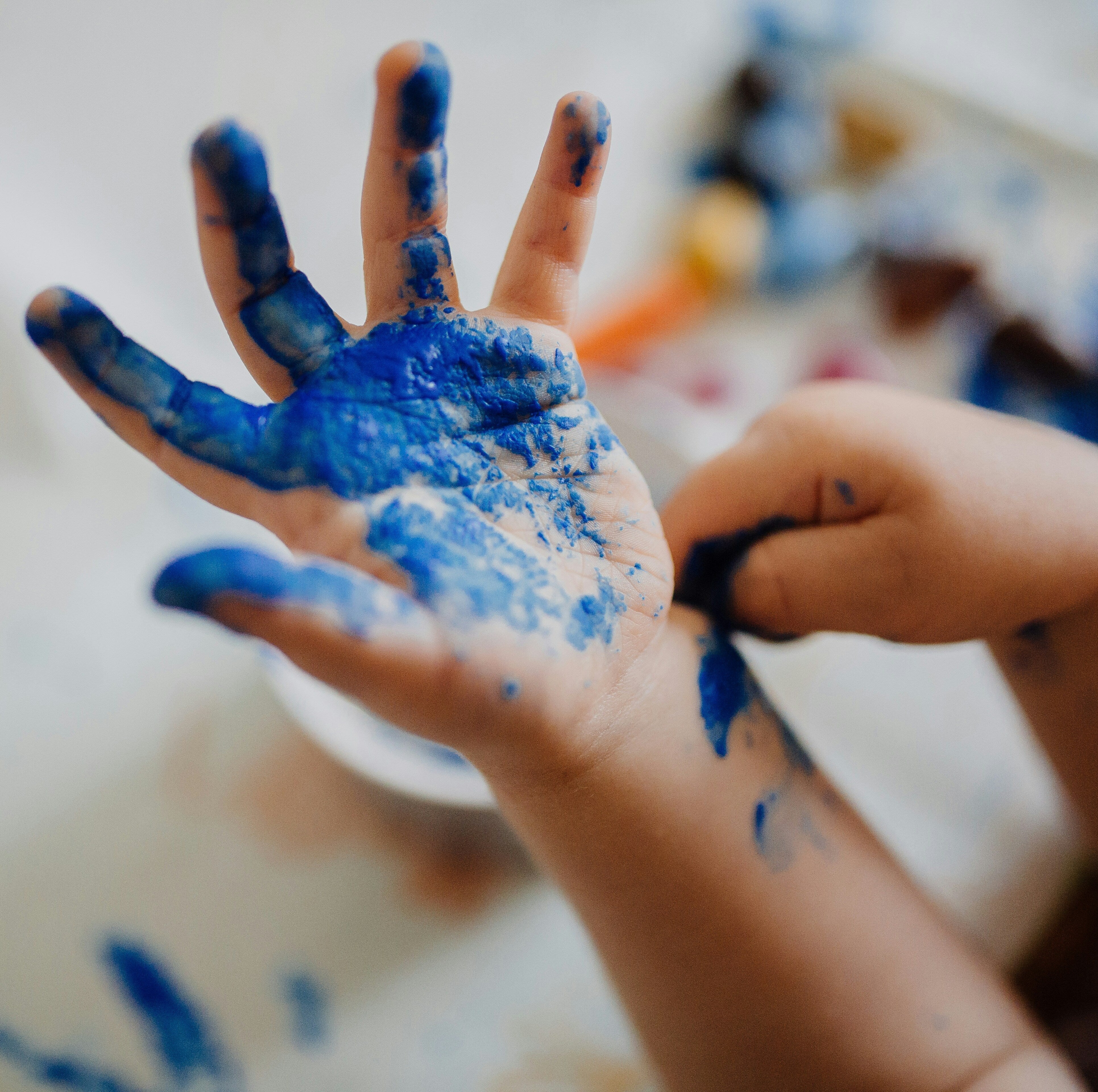 Pintura de dedos: la diversión está servida