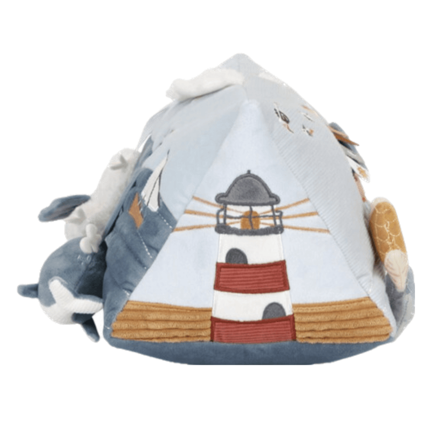 Cojín triangular de actividades Marinero