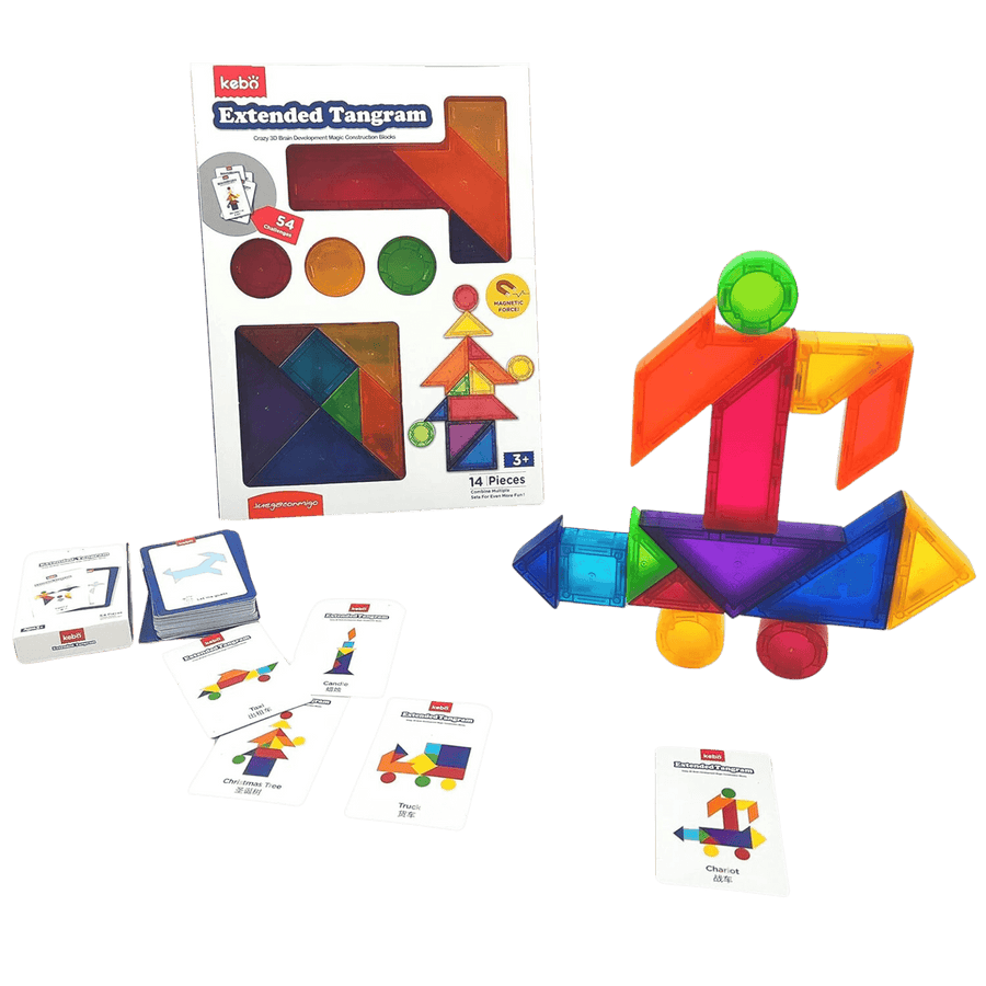 Tangram 3D Magnético Extensión