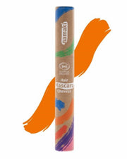 Maquillaje pelo naranja