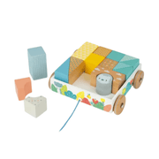 Carrito con cubos para pasear