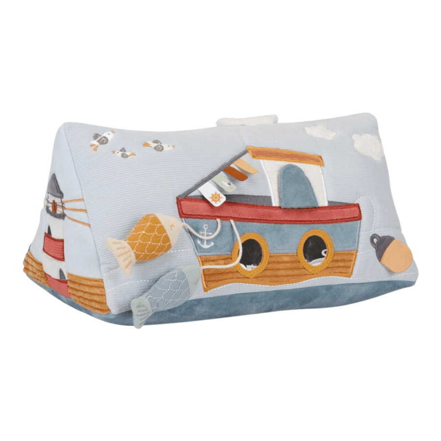 Cojín triangular de actividades Marinero