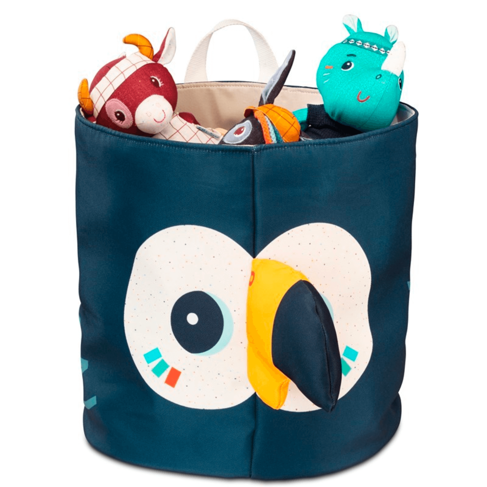 cesta almacenaje azul