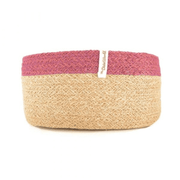 Cesta Almacenaje Natural con Borde