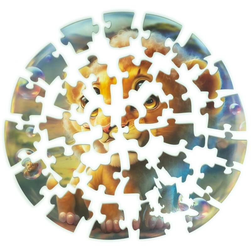 Puzle de Madera León