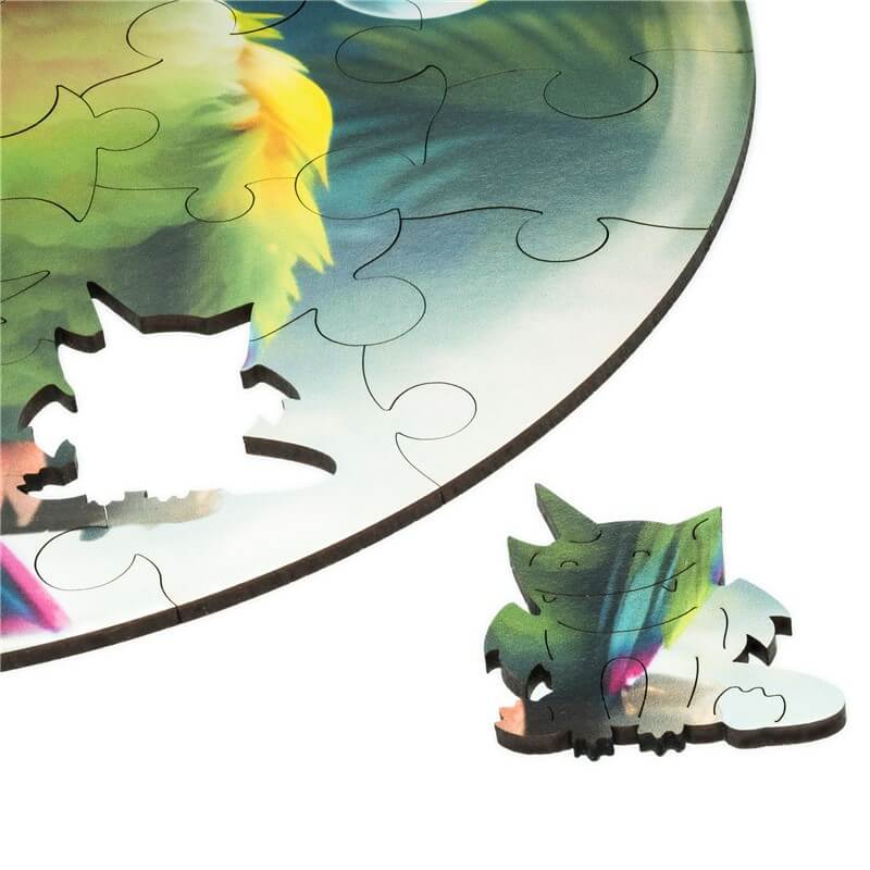 Puzle de Madera Loro